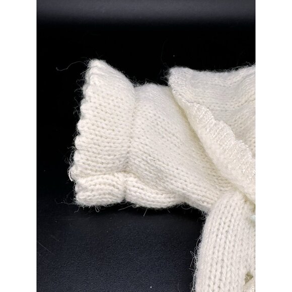 CPK Cabbage Patch Kids Vtg Baby Bean Butt BBB White Knit Sleeper Outfit RARE - Picture 7 of 13